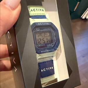 Ativa Blue and Green Digital Sports Watch